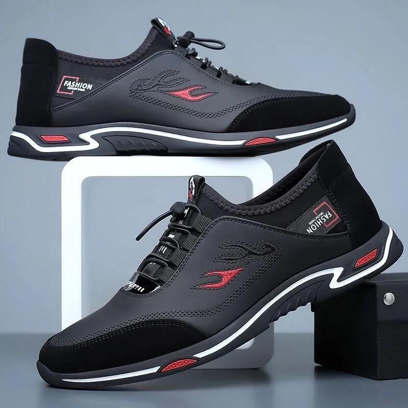 💥 【Gorący styl sprzedaży】💥👞Oddychające skórzane buty biznesowe dla mężczyzn ✅ antyzapachowe ✅ miękka skórzana podeszwa ✅ modne i uniwersalne