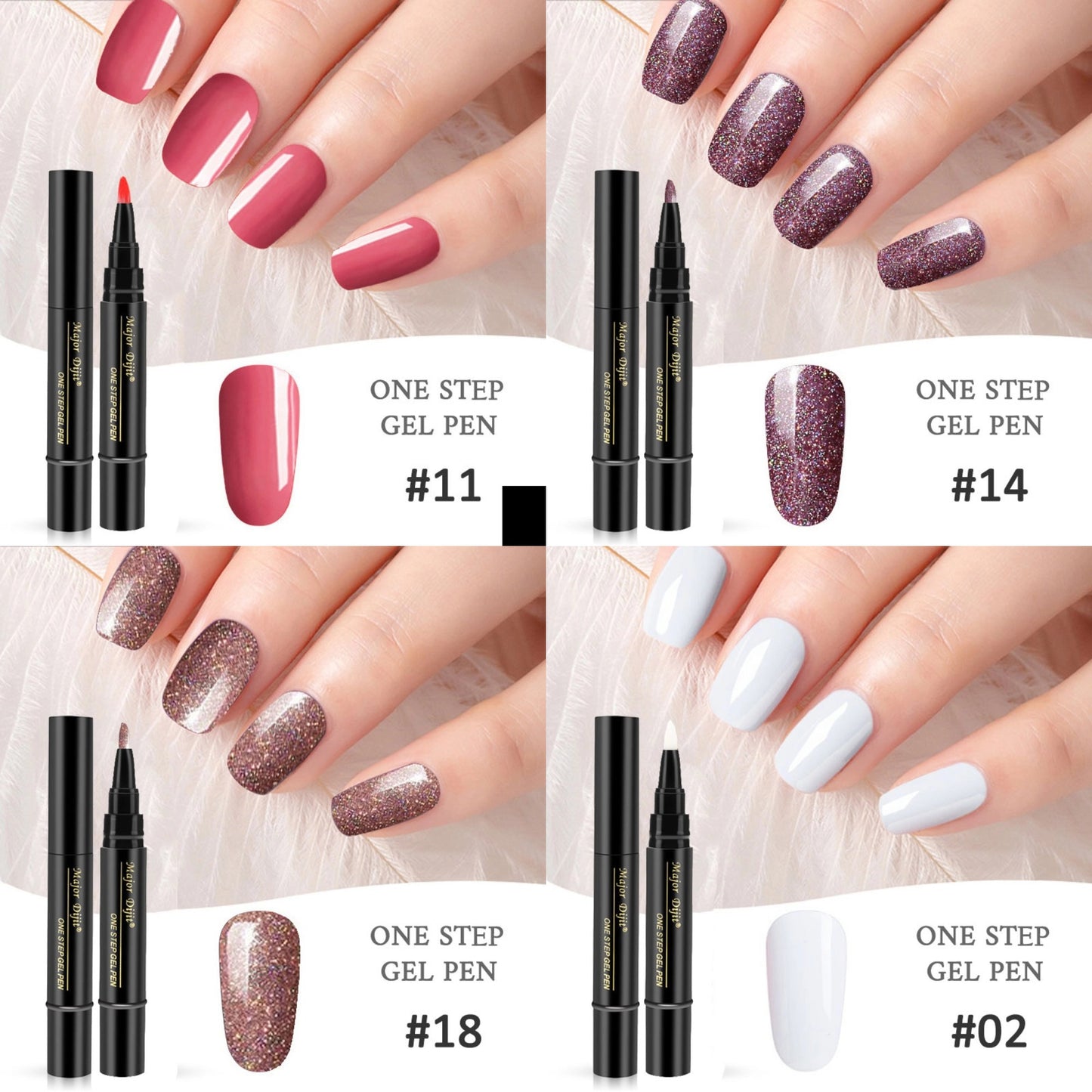 💅Kup dwa, a dwa dostaniesz gratis🌈3 w 1 Długopis do manicure z lakierem do paznokci,