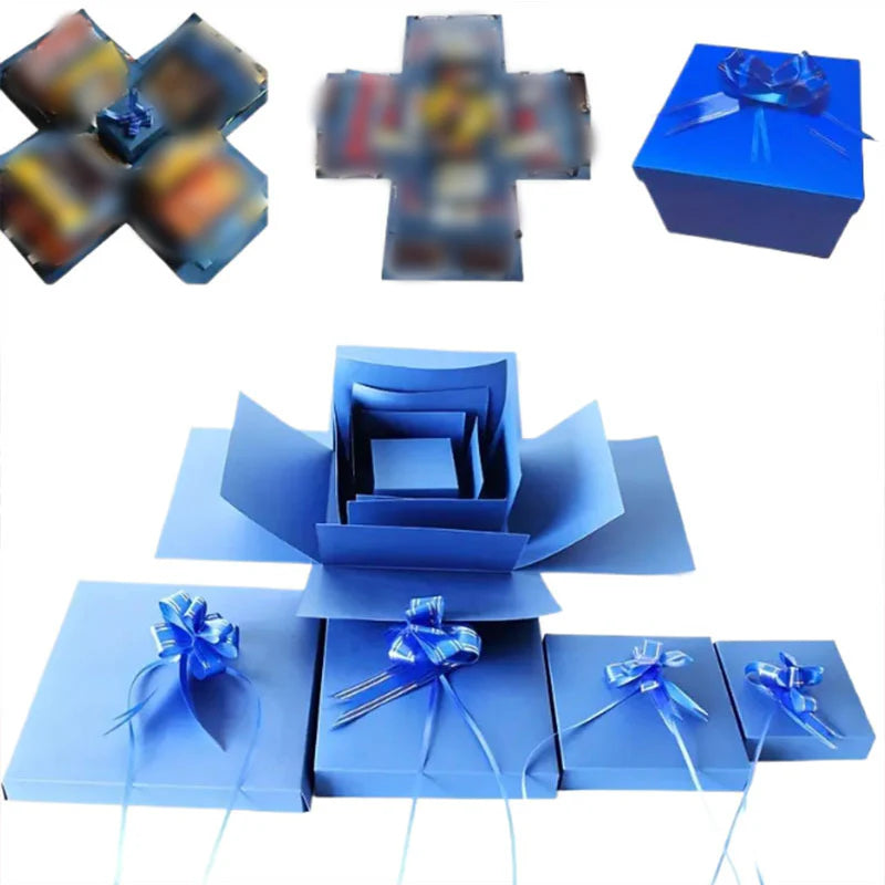 🎁【Compra 1 y llévate 1 gratis】✨Set de Cajas de Regalo Sorpresa Explosiva, perfecto para cumpleaños, sorpresas, envoltura de regalos y regalos para niños, chicos y novias.【Solo incluye la caja】