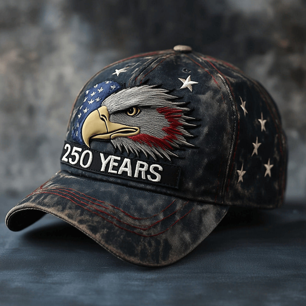 50% de descuento✨2025 nuevo sombrero de pesca bordado al aire libre para hombres y mujeres, gorra de béisbol bordada tridimensional