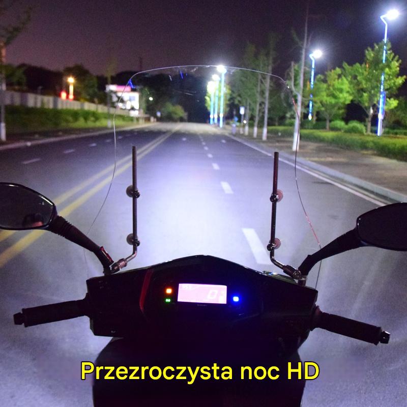 🏍️【Grubość 2,0 mm, wysokość 37 cm】💥💥2025 nowa szyba przednia do motocykla, pojazd elektryczny, uniwersalna szyba przednia