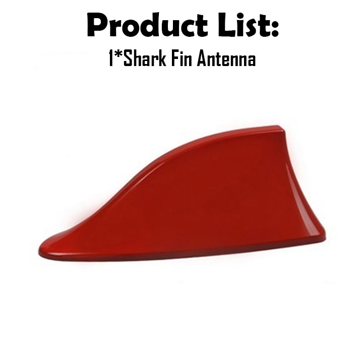 🚗🚗【Compra uno y llévate otro gratis】Antena de coche con forma de aleta de tiburón con antena de señal de radio universal decorativa