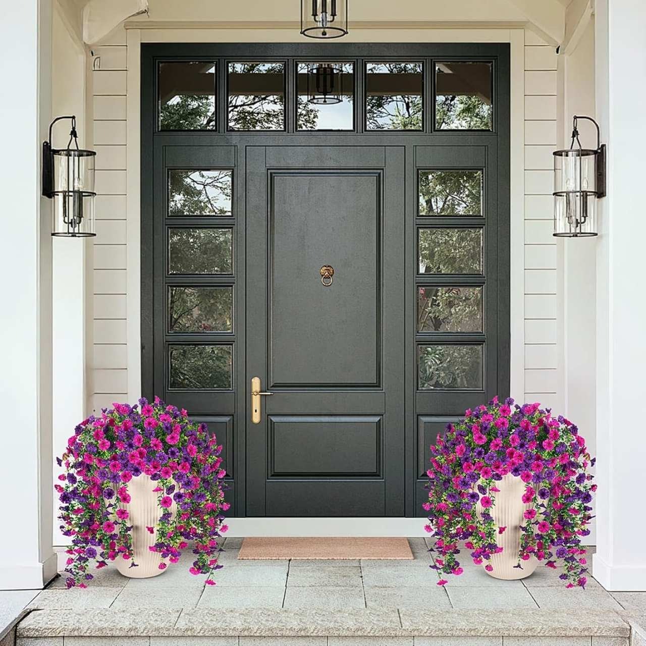 🔥【Compra 1 y llévate 1 gratis】🌸【Bueno para la decoración del hogar】🌷🌸🌺Flores y plantas artificiales para el hogar, se pueden usar para la decoración del hogar, exteriores, bodas y jardines.