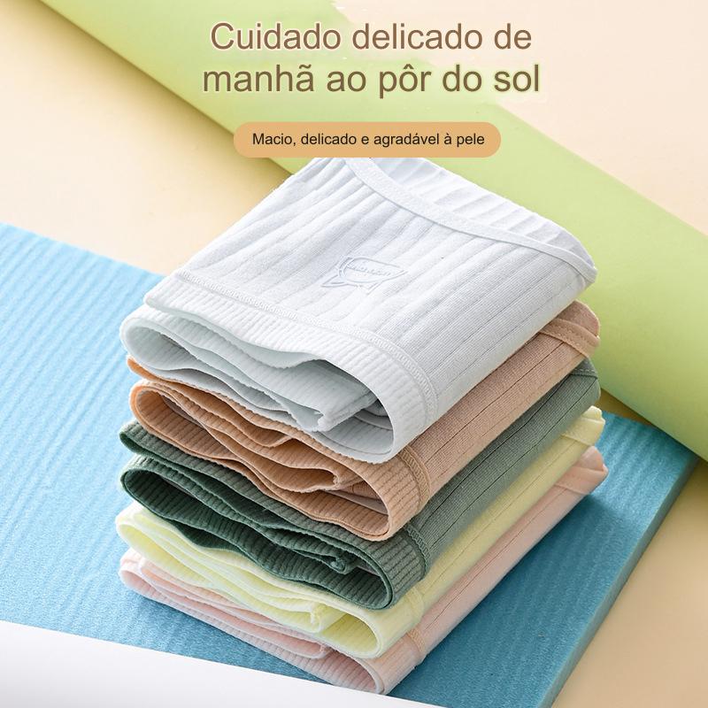 💖Último día 50% de descuento🔥【Paquete de 7】Braguitas cómodas de algodón de cintura alta para mujer