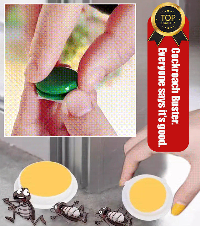 🔥【Compra 3 cajas y llévate 2 gratis.】Parche de cebo de gel fuerte para matar cucarachas.Abre la tapa y úsalo inmediatamente para eliminar nidos de cucarachas.
