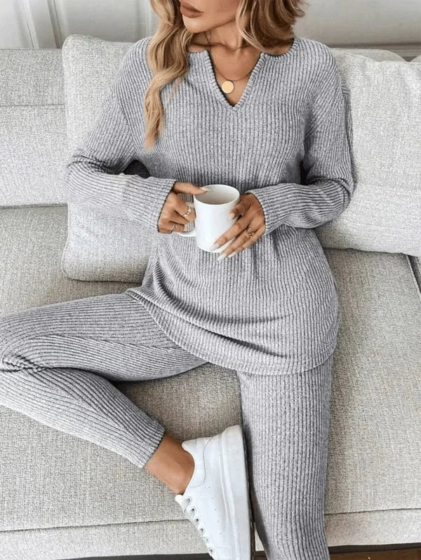 🔥【S-3XL】Damski casualowy, uniwersalny zestaw dzianinowy – ciepły i wygodny