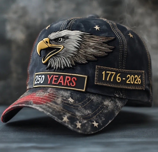 50% de descuento✨2025 nuevo sombrero de pesca bordado al aire libre para hombres y mujeres, gorra de béisbol bordada tridimensional