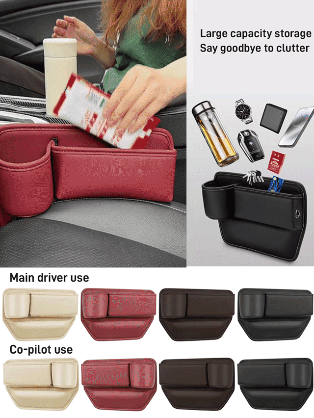 【50% popusta】🚗🚗 Praktični organizator za prostor u autosjedalici, proširuje prostor za pohranu, recite zbogom neredu.