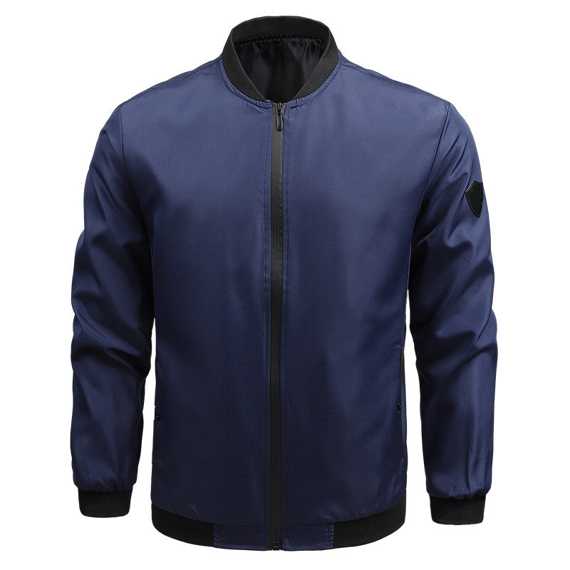 【🔥Zvjezdani proizvod 🔥】【S–6XL】🚀🧥Muška jednobojna ležerna bomber jakna, dostupna u velikim veličinama