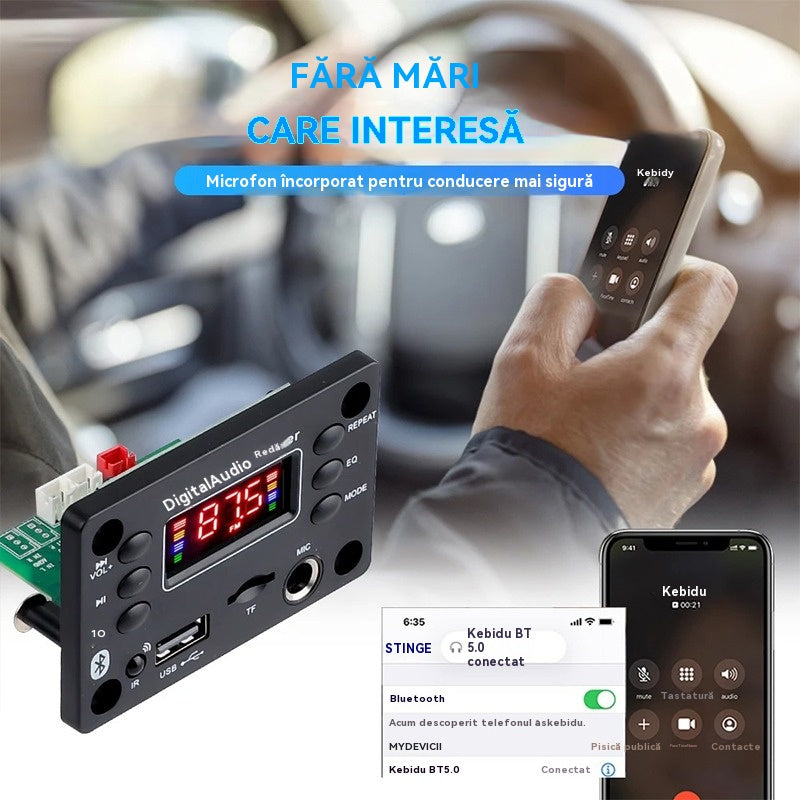 ✨💥【Compra 1 y llévate 1 gratis】 🎵 Amplificador de altavoz Bluetooth y DAC con control remoto inalámbrico, conexión USB y grabación 🎙️
