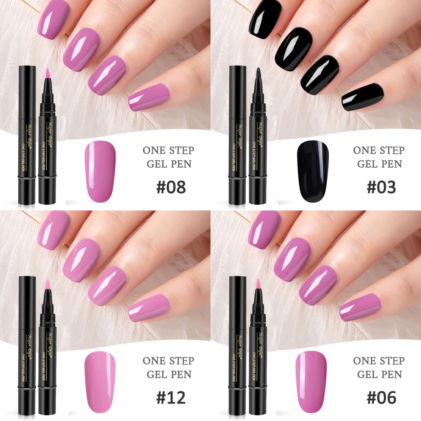 💅Kup dwa, a dwa dostaniesz gratis🌈3 w 1 Długopis do manicure z lakierem do paznokci,