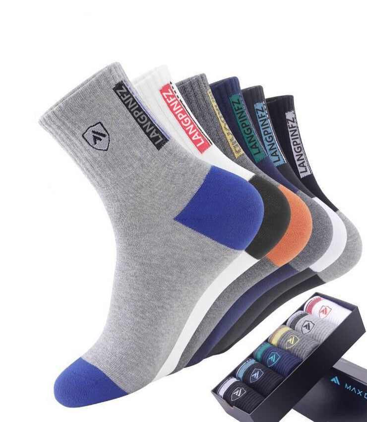 😍 Compra 5 y llévate 5 gratis🧦 【10 pares】 2025 nuevos calcetines desodorantes de algodón absorbentes para hombre