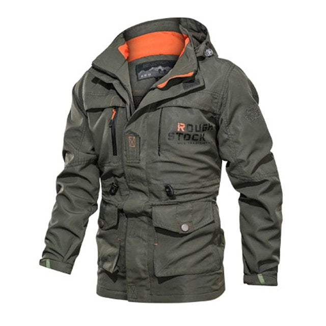 šćNuevo producto en ofertać š„ćM-5XLćChaqueta informal con capucha de longitud media para hombre