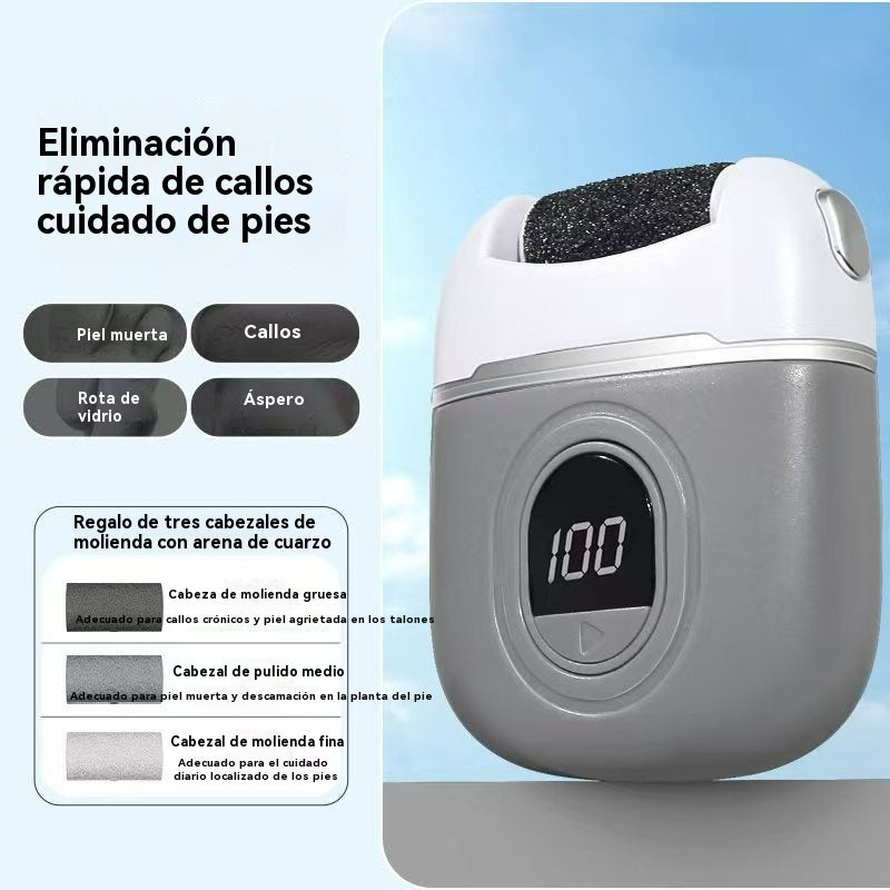 🦶🔥Nuevo rodillo de pedicura eléctrico, elimina la piel muerta de los talones, rodillo de pedicura eléctrico, adecuado para todo tipo de cuidado de los pies.