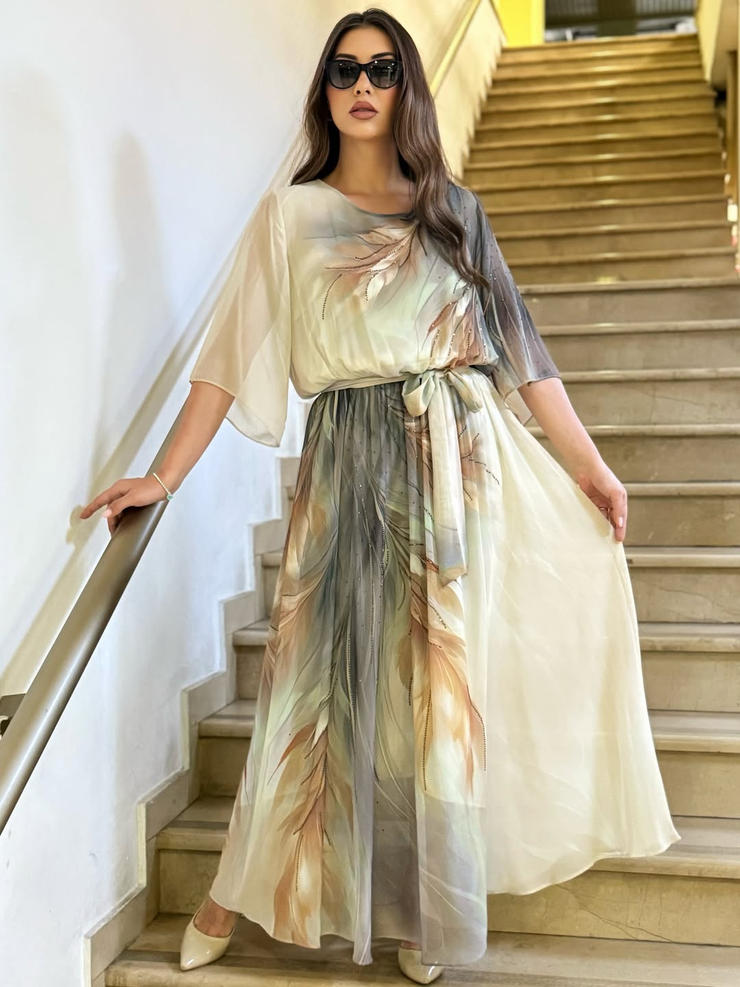 🎄👗【S-5XL】💖Modna ženska haljina od šifona visoke kvalitete 2025.