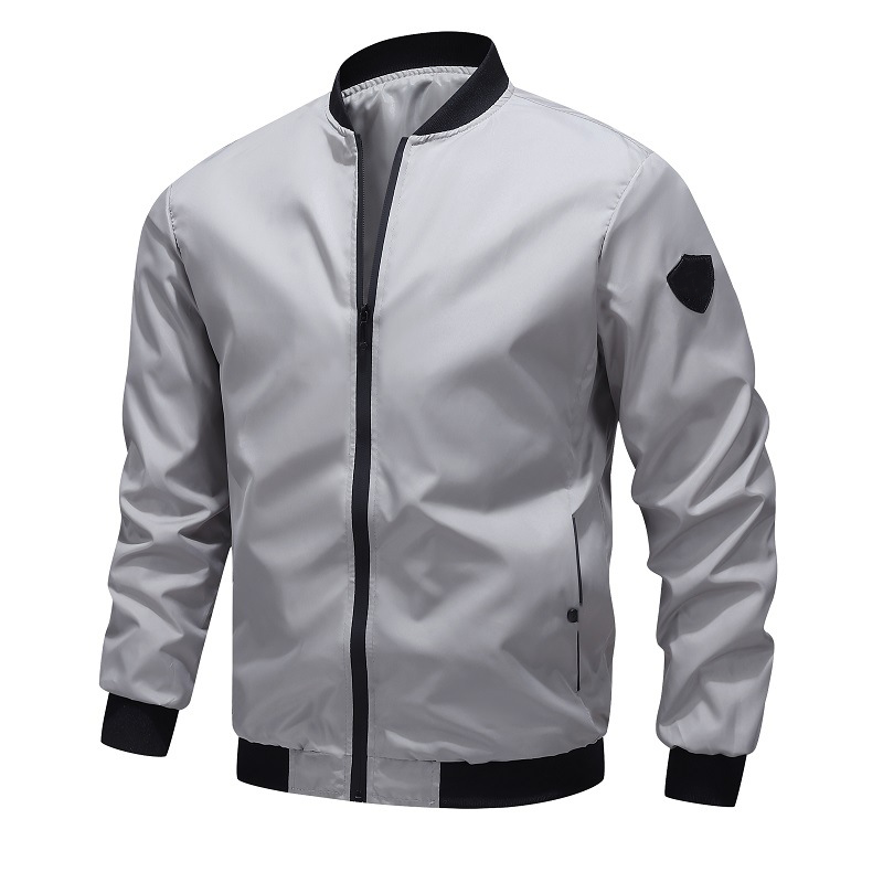 【🔥Zvjezdani proizvod 🔥】【S–6XL】🚀🧥Muška jednobojna ležerna bomber jakna, dostupna u velikim veličinama
