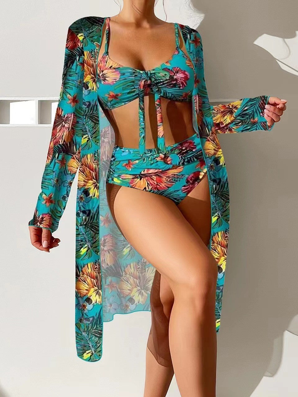 🔥☀️Najpopularniji kupaći kostim u Hrvatskoj👙【S-2XL】Modni kupaći kostim za žene 2025.【Set od 3 dijela】