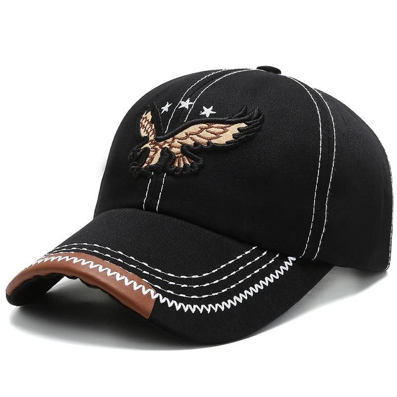 💥Sombrero de águila bordado de estilo coreano, sencillo, personalizado y moderno, gorra de béisbol versátil con pico de pato