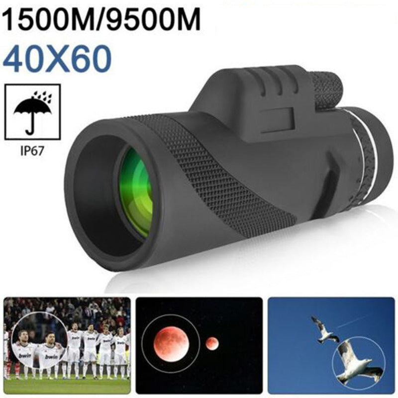 🔥🔭(Телескоп 40X60) Нощно виждане с висока резолюция – висококачествени монокуляри, подходящи за наблюдение на терен, гледане на мачове и концерти,