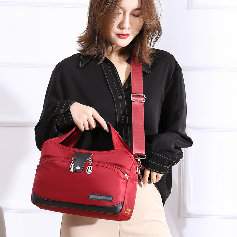 👜【50% de descuento】Bolso de mano informal ligero de tela Oxford para mujer de moda con gran capacidad, 💧impermeable, ✅viajes y compras, ✅múltiples métodos de transporte, bolso de mano, bolso de hombro, bolso de mensajero