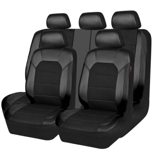🔥Gran oferta🔥【Compra uno y llévate otro gratis】🚗Funda universal de cuero suave para asiento de coche de cuero empalmado🚗
