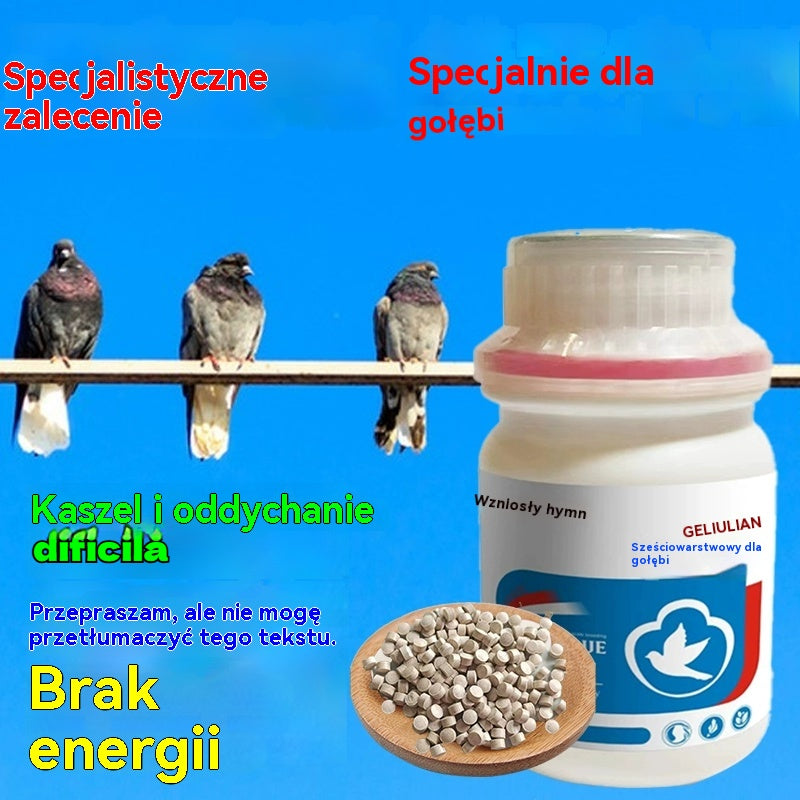 💥Suplementy dla ptaków, odpowiednie dla gołębi, papug i drobiu🔥🕊️Kup jeden, drugi gratis🕊️100 tabletek, specjalny lek dla gołębi podróżniczych, kuracja 6 w 1 dla gołębi – szybkie wyleczenie, znaczące rezultaty!