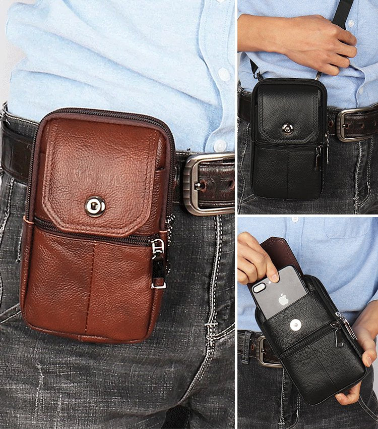 🔥📢Nuevo bolso para teléfono multifuncional, portátil y práctico para hombre🔥Bolso para colgar el teléfono🔥Bolso de hombro🔥Bolso bandolera