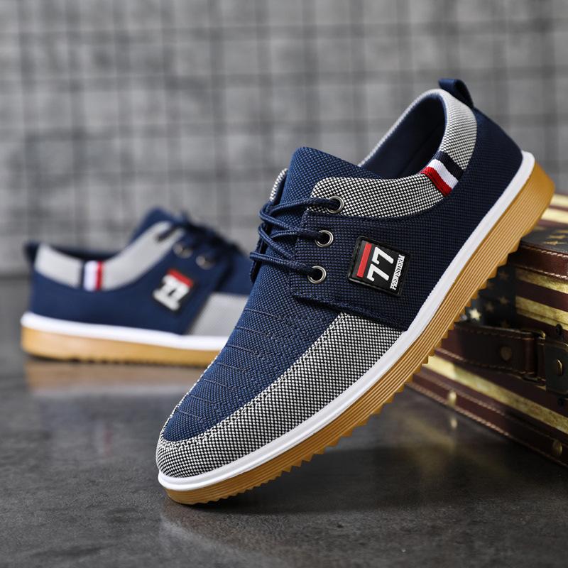 🔥Gran oferta - 45% de descuento🔥Zapatos de lona informales de estilo coreano 2025 para hombre, transpirables y versátiles