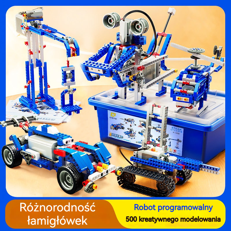 ✨【Zabawki edukacyjne dla dzieci】🌟【396 sztuk】Elektryczna zabawka budowlana