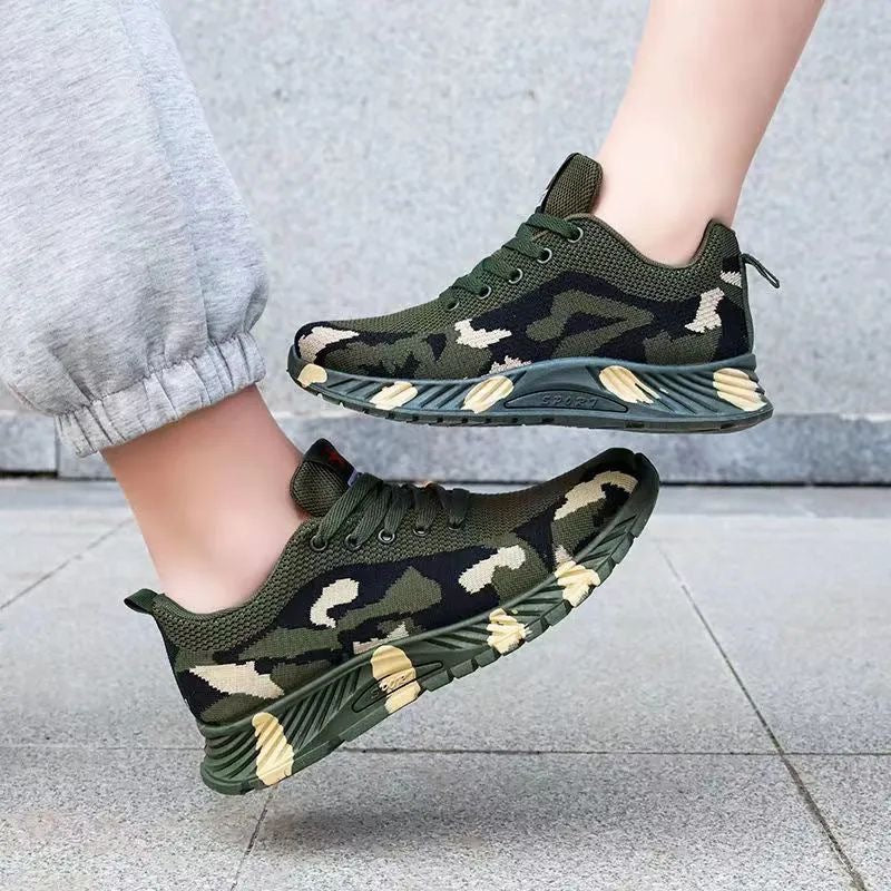 š„¾ć36-44ćBotas de senderismo de camuflaje para hombre