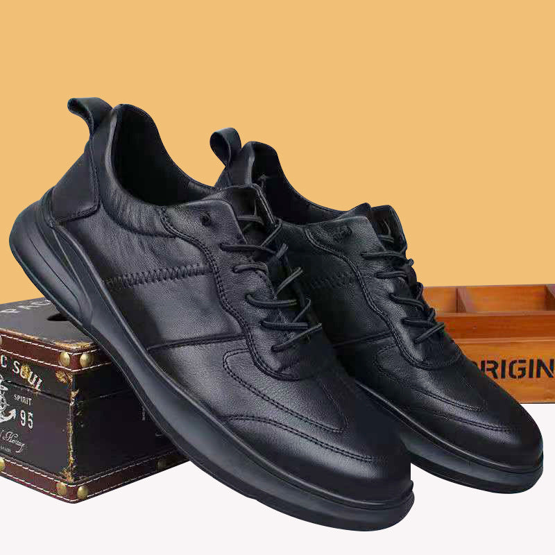 ✨👞【39-44】2025 nowe modne męskie oryginalne skórzane buty casualowe