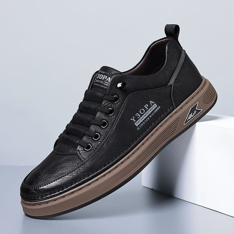 🔥Последния ден 50% отстъпка🔥👟【39-44】Дишащи равни мъжки обувки от висок клас от естествена кожа за 2025 г. стил