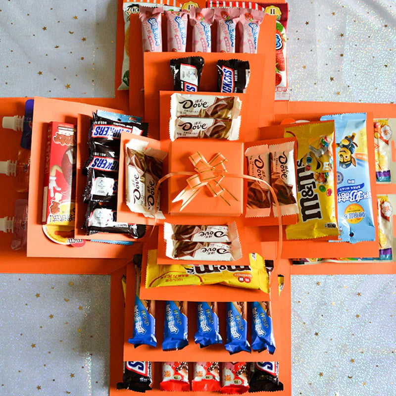 🎁【Compra 1 y llévate 1 gratis】✨Set de Cajas de Regalo Sorpresa Explosiva, perfecto para cumpleaños, sorpresas, envoltura de regalos y regalos para niños, chicos y novias.【Solo incluye la caja】