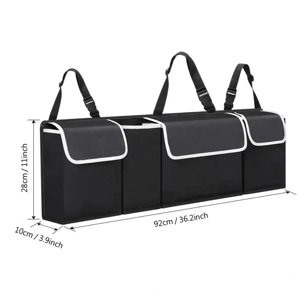⏳Oferta ograniczona czasowo⏰Torba z organizerem do zawieszenia w bagażniku samochodu – duża pojemność, oszczędność miejsca i trwała tkanina Oxford🚗