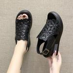 💖Sandalias deportivas informales romanas con hebilla de una línea para mujer, novedad de verano 2025