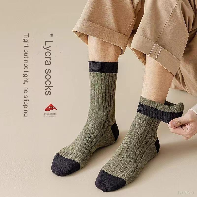 😍 Compra 5 y llévate 5 gratis🧦 【10 pares】 2025 nuevos calcetines desodorantes de algodón absorbentes para hombre