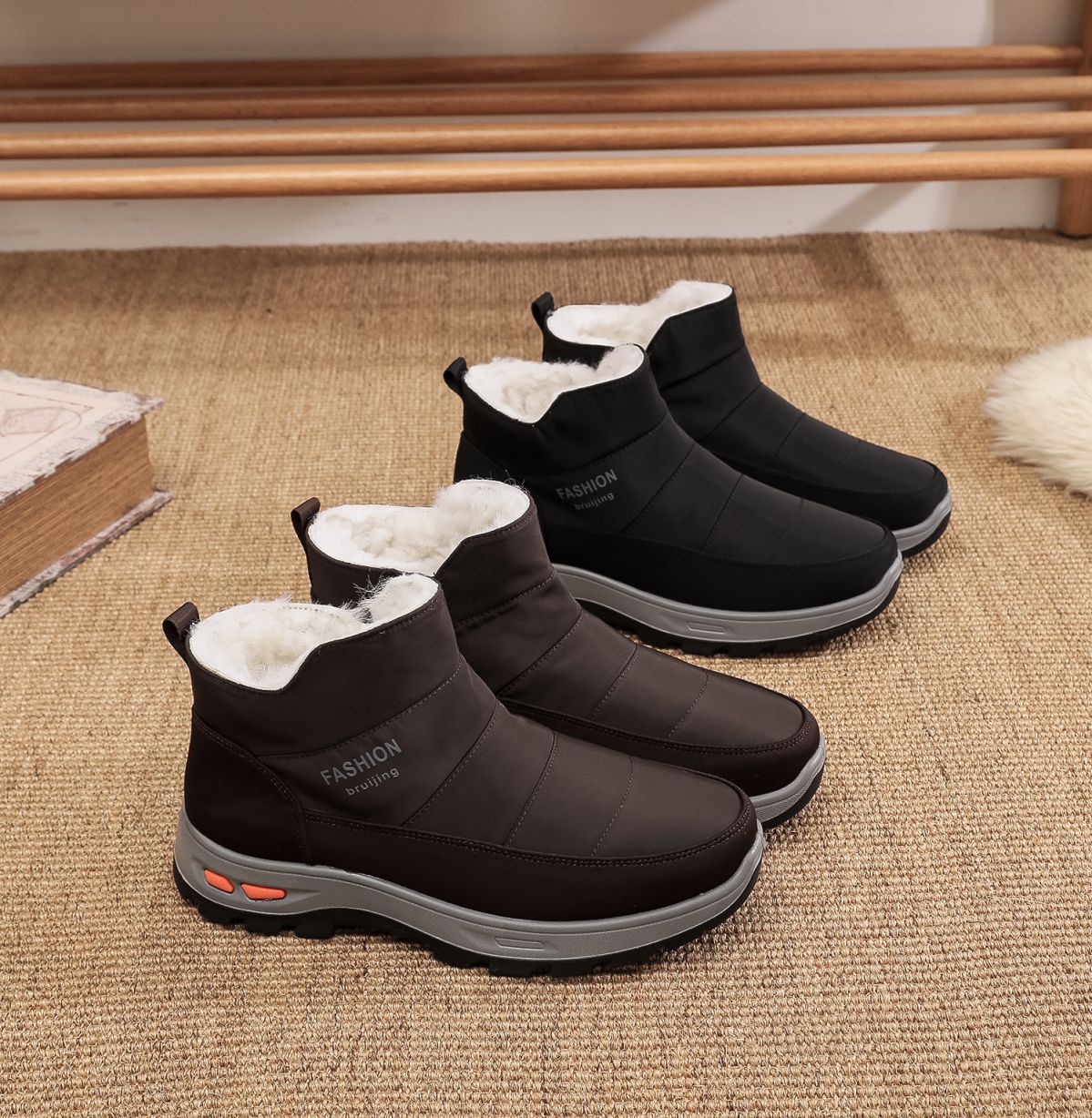 💥Oferta de nuevo producto💥👟Zapatos de invierno para hombre hechos de puro algodón más terciopelo y pelo grueso.【39-45】