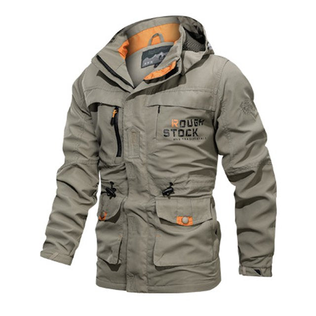 šćNuevo producto en ofertać š„ćM-5XLćChaqueta informal con capucha de longitud media para hombre