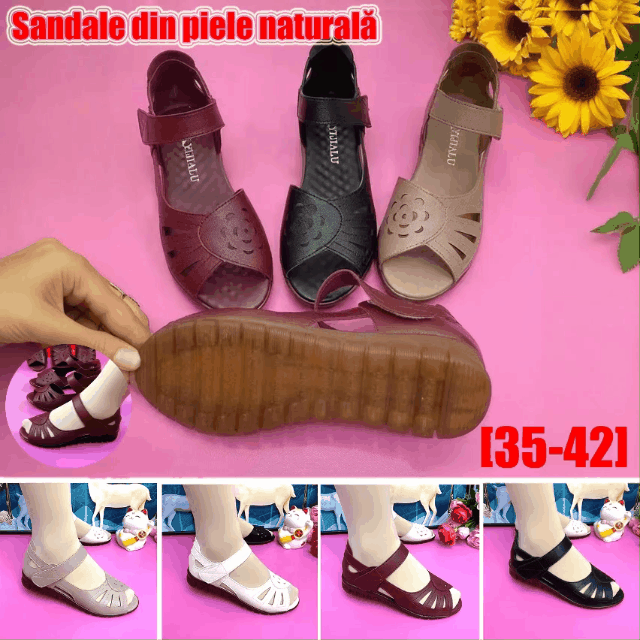 🌺【35-41】Novi model za ljeto, udobne ženske sandale od prave kože s mekim potplatom