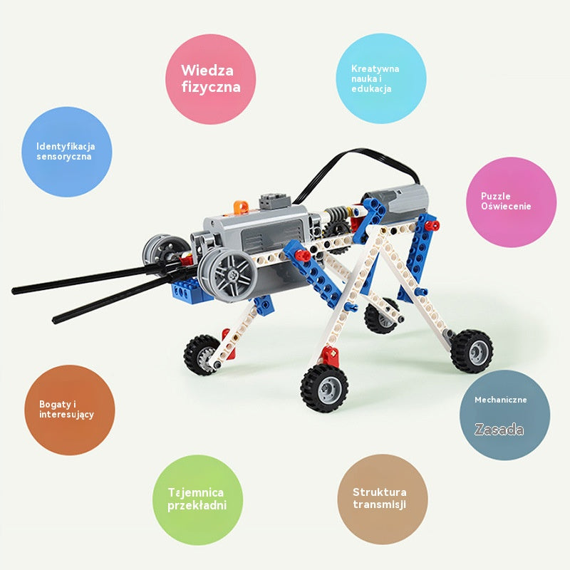 ✨【Zabawki edukacyjne dla dzieci】🌟【396 sztuk】Elektryczna zabawka budowlana
