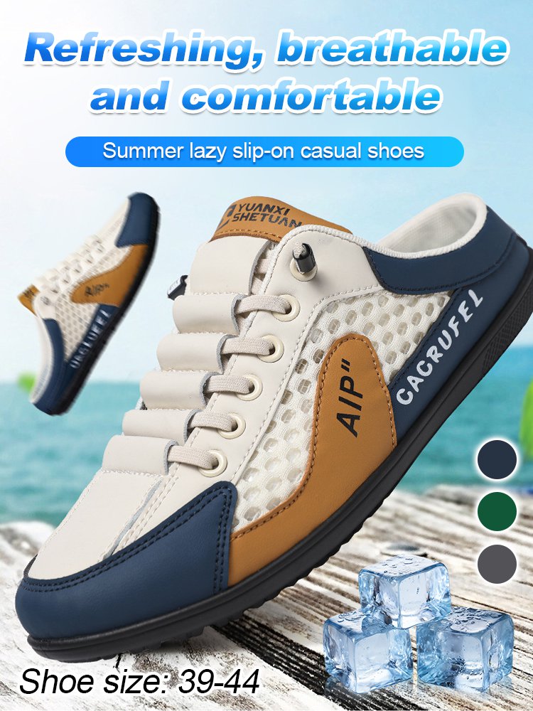 🔥【Gorąca wyprzedaż w Polsce】👞【39-44】Nowe, letnie, męskie, modne, sportowe kapcie casualowe