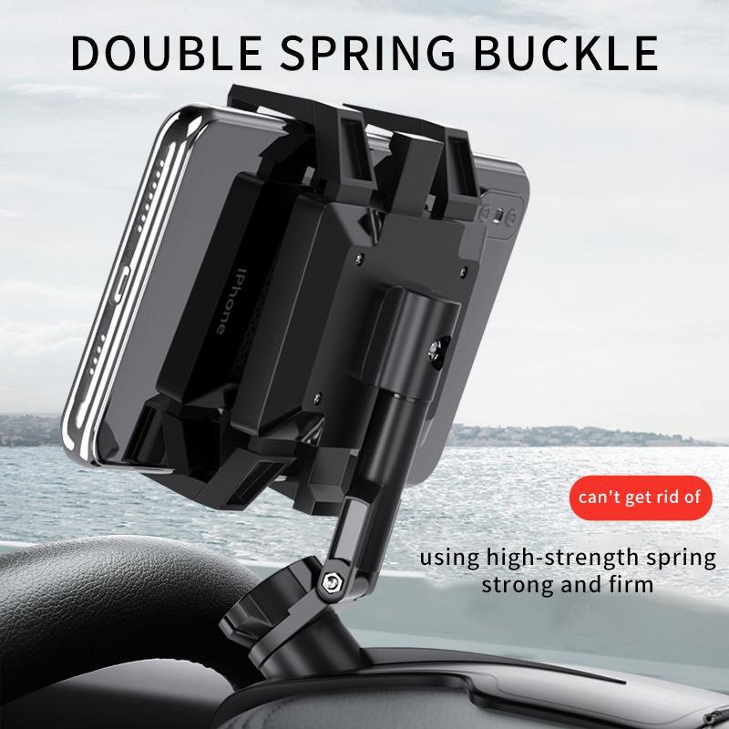🎁【Compra uno y llévate otro gratis】Soporte para teléfono para coche giratorio 360° multifuncional. Súper fácil de usar y muy práctico.