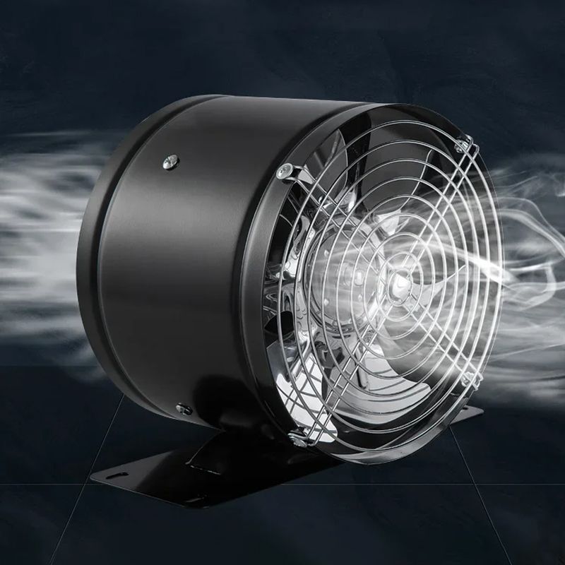 📢💥📽Potente extractor cilíndrico, ⚡Reducción de ruido de graves, ⚡Buena calidad, ⚡Ahorro de energía, ventilación por extracción🧊, adecuado para restaurantes, cocinas, baños, supermercados, oficinas,