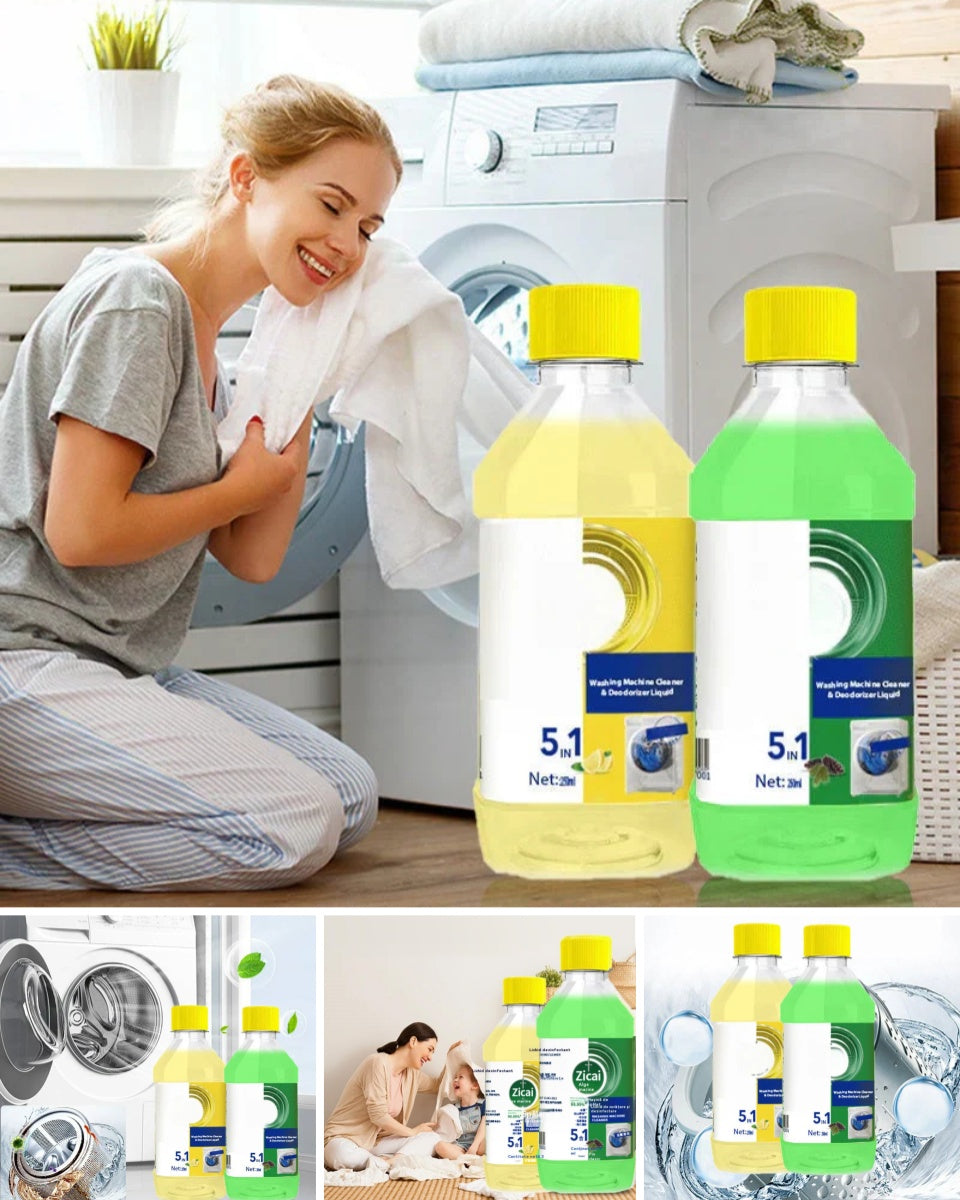 ⏰Compra 1 y llévate 1 gratis💥Líquido limpiador para lavadora🧼Elimina manchas y olores