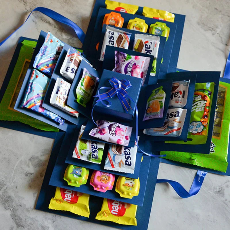 🎁【Compra 1 y llévate 1 gratis】✨Set de Cajas de Regalo Sorpresa Explosiva, perfecto para cumpleaños, sorpresas, envoltura de regalos y regalos para niños, chicos y novias.【Solo incluye la caja】