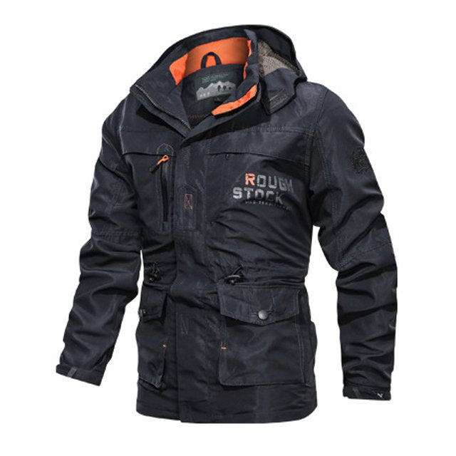 šćNuevo producto en ofertać š„ćM-5XLćChaqueta informal con capucha de longitud media para hombre
