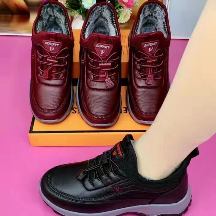 💝⛄【35-41】💥2025 Nove ženske baršunaste sportske pamučne cipele, 💝 baršun i zadebljanje, tople, mekani potplati, udobne za nošenje, izrađene od prirodne kože, prikladne za jesen i zimu