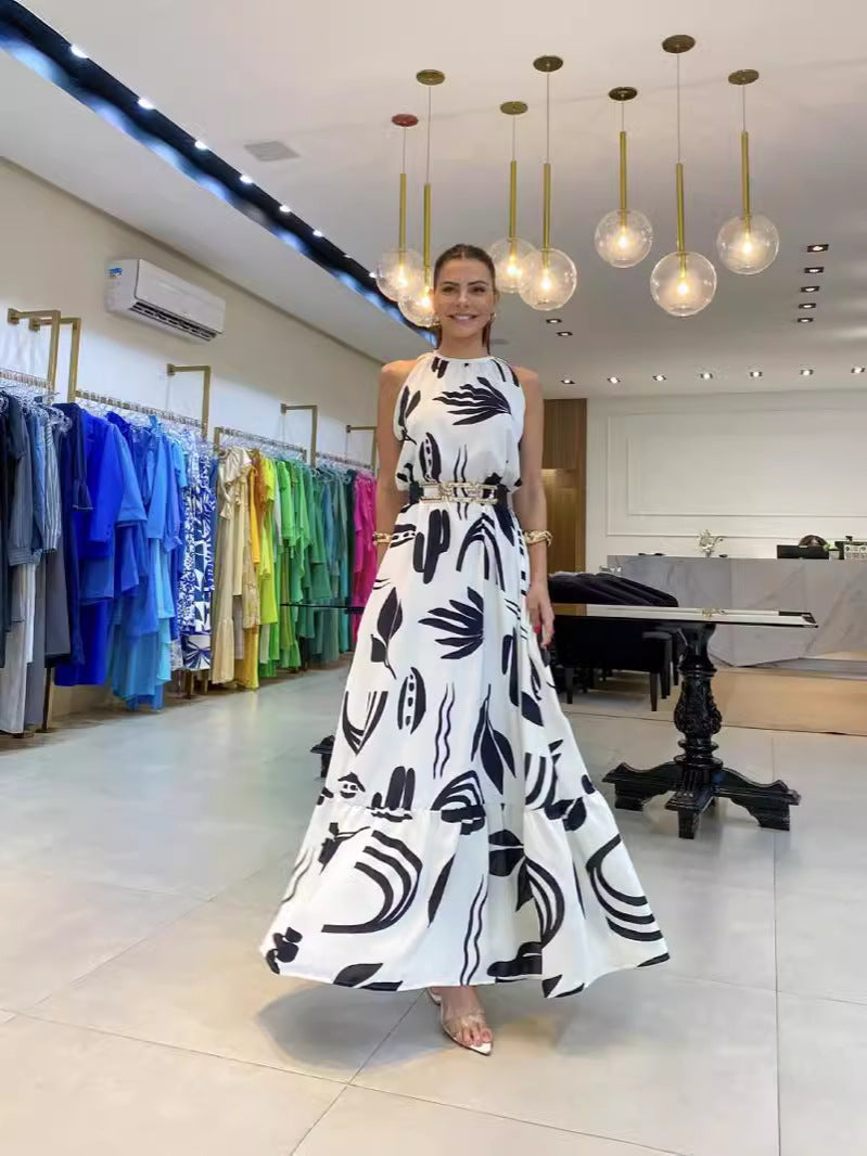 ✨【S-5XL】👗Piękna, wysokiej jakości sukienka na szelkach, wygodna i elegancka, można ją dopasować do łańcuszka w talii, aby podkreślić wyrafinowanie
