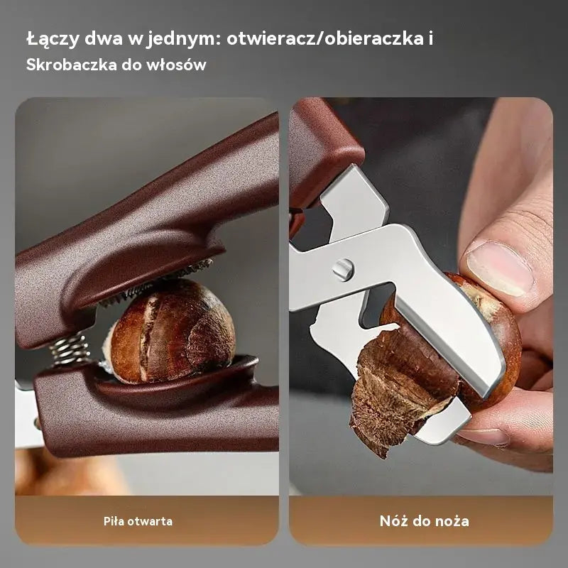 💥【Płatność przy odbiorze】🌰✂️Wielofunkcyjne nożyczki w kolorze kasztanowym💥50% zniżki!