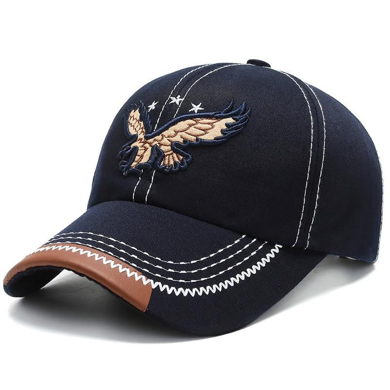 💥Sombrero de águila bordado de estilo coreano, sencillo, personalizado y moderno, gorra de béisbol versátil con pico de pato